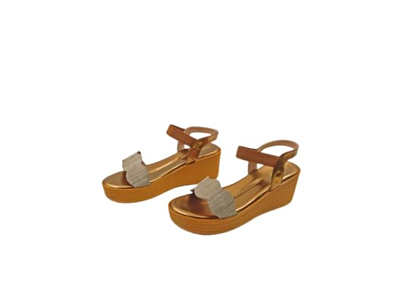 PARVISH Ethnic Rose Gold Strap Platform Heel Sandal For Womens And Girls - 7 (B0C65DJ2C7) Amazon Price History, Amazon Price Tracker
