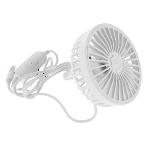 FUNOMOCYA 360Degree Portable USB Powered Fan for Car Air Outlet Compact Design for Efficient Air Circulation Hot Weather