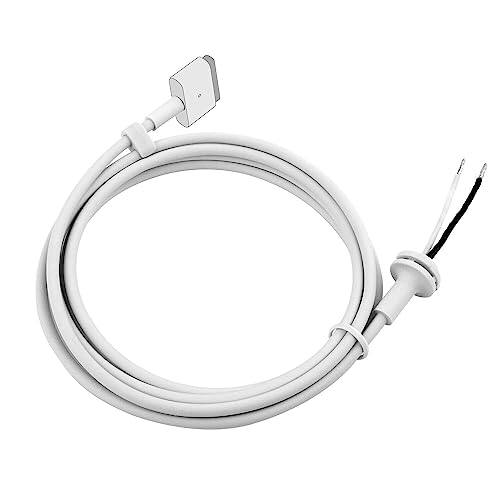 Image of T-Shape DC Cable Cord for Air, Retina Laptops MG2 45W, 60W, 65W (not Suitable for 85W) Adapter Charger - White