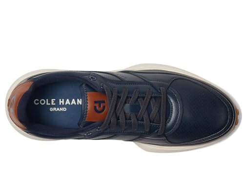 Cole Haan Cole Haan Mens Grand Crosscourt Downtown Sneaker, Navy Blazer/Ivory/British Tan, 10.5-M US