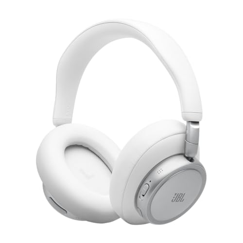 Image of JBL New Live 780NC, Advanced Noise Cancellation 2.0 Wireless Headphones, Technology (BT 6.0, Auracast, Hi-Res, LDAC, Spatial Sound, 6-mic, AI-Trained Algo) 80H Battery, 2Yrs* Warranty, White