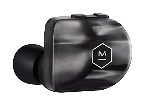Image of MASTER & DYNAMIC MW07 Plus True Wireless Earphones - Noise Cancelling with Mic Bluetooth, Lightweight in-Ear Headphones - Luxury Black Pearl