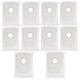 10 Pack Vacuum Bags Compatible with iRobot Roomba i7 i7+ i7 Plus (7550) i3+(3550) i6+ (6550) i8+(8550) s9 s9+ (9550) i & s Automatic Dirt Disposal Bags with Eco-friendly Recyclable Cardboard PS02
