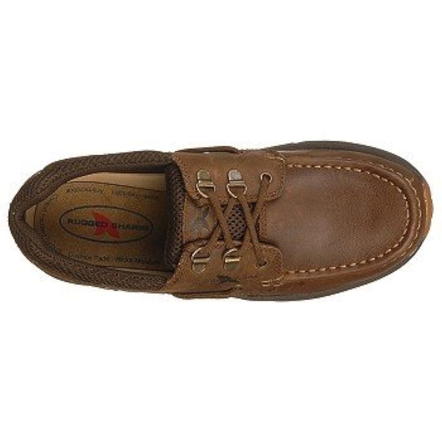 RUGGED SHARK Men's Atlantic (Brown Crazy Horse 9.5 W), Brown