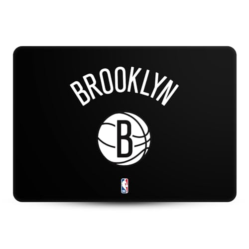 Autocollant Brooklyn Nets MacBook Pro 16 A2485 protection vinyle noir - 2