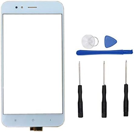 Touch Screen Panel Digitizer Glass Replacement for Xiaomi Mi A1 MiA1/ Mi5X Mi 5X 5.5'' (Not LCD) White