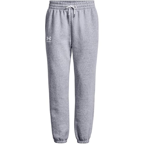 Pantalon de jogging UA Essential Under Armour femme polaire gris SM
