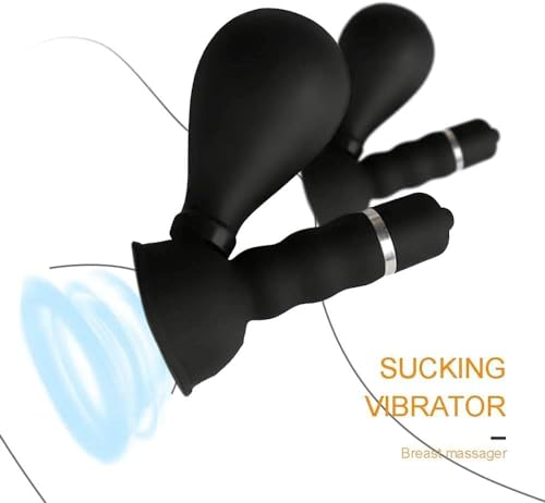gbax 2 Pack Nipple Sucker Rotating Nipple Toys Female Sexual Nipple Play Nipple Sucker Female Pleasure Female Breast Stimulation Fun Nipple Pump 7SG