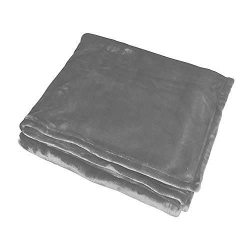 Birchwood Trading Co. Flannel Fleece Throw - Grey