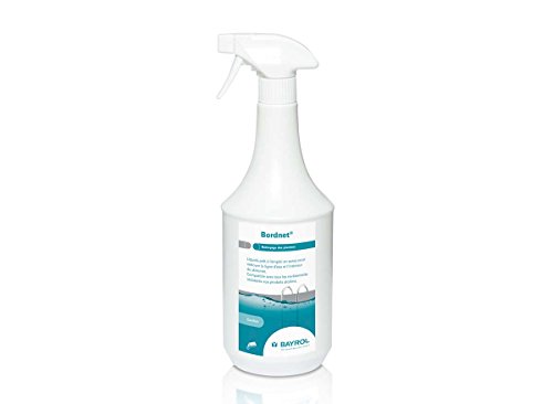 BAYROL Bordnet Spray 1 L - Élimine Rapidement Les dépôts Gras sur la Ligne d'eau - Application et Nettoyage Pratique et Rapide - Nettoyant Ligne d'eau...
