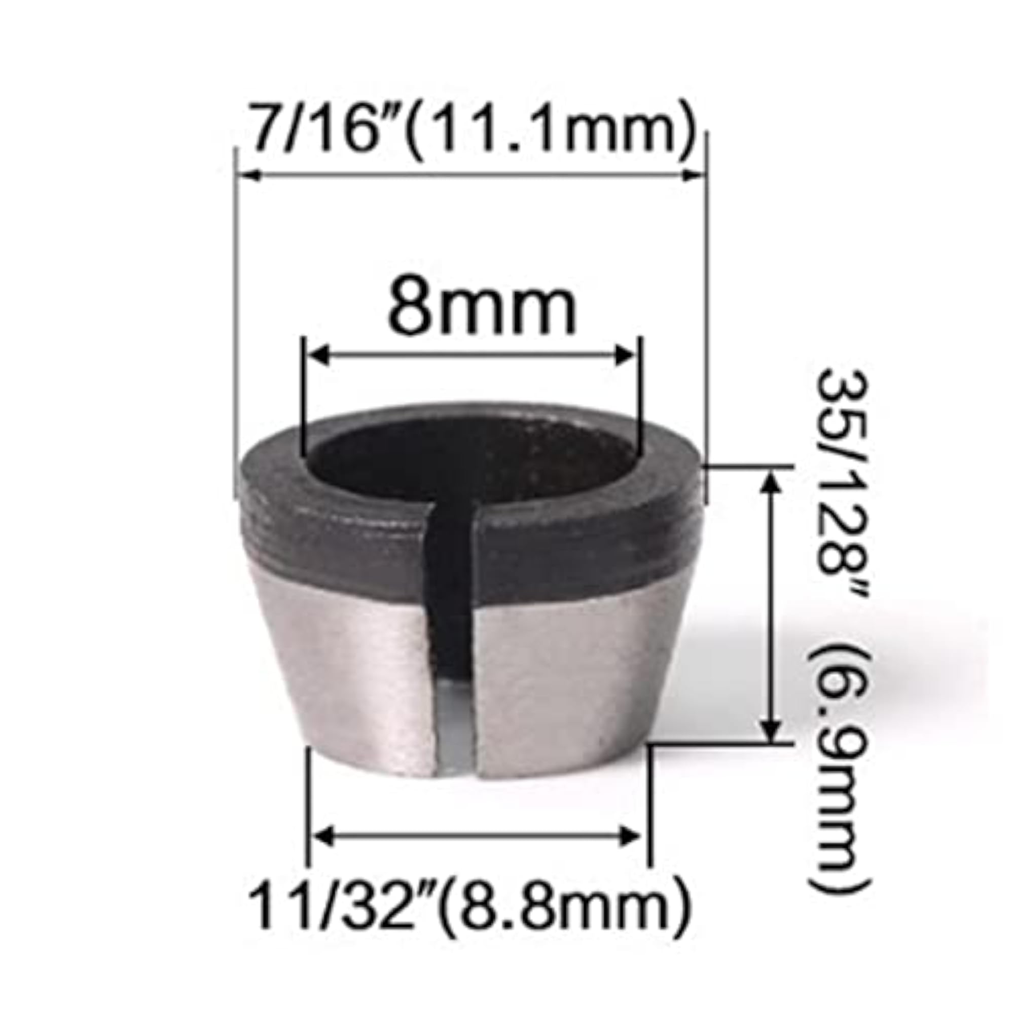 Precision Milling Chuck Adapter Engraving Trimming Collet Chuck AR-8