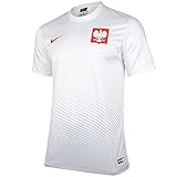 Nike Kinder POL YTH HM Supporters Tee Euro 2016 Poland Trikot, Weiß/Rot, XL