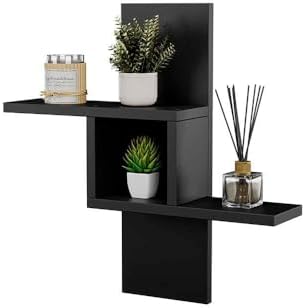 Nicho Decorativo Cross Preto para Sala Quarto Hall