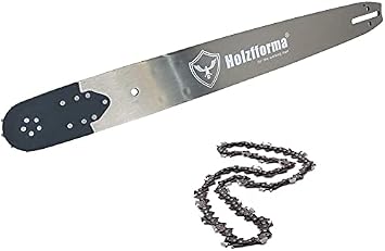 Holzfforma 24 Inch 3/8 .058 84DL Guide Bar Saw Chain Combo Compatible with Husqvarna 61 66 266 268 272 281 288 365 372 385 390 394 395 480 562 570 575