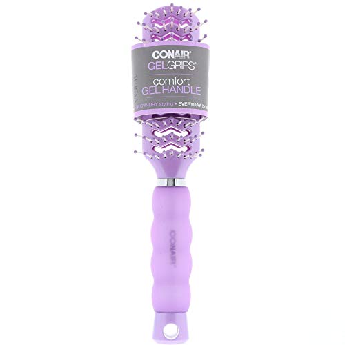 Conair Gel Grips Vent Hair Brush, Color May Vary 1 ea (Pack of 2)