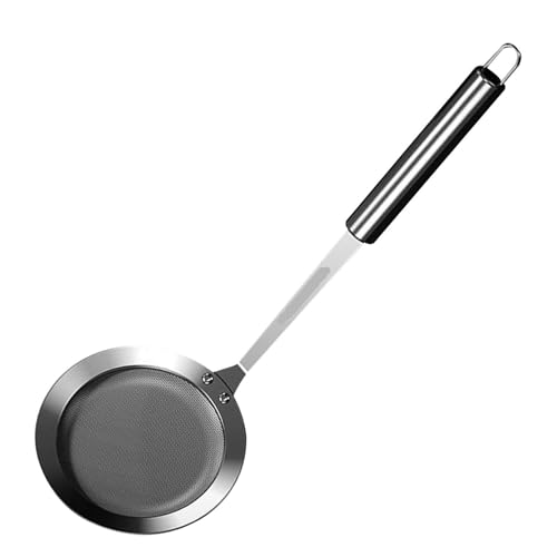 Fat Skimmer - Food-grade Fine Mesh Stainless Strainer With Long Handle - Kitchen Gadgets, Mesh Strainers sFor Kitchen Use, Sturd