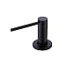 Soap Dispenser Black, Kitchen Soap Dispenser for Kitchen Sink,Commercial Grade Liquid Dish Dispensers, Built in Sink Soap Dispenser with Large 17 oz Bottle