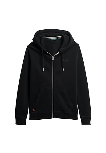 Superdry Sweatshirt Essential Logo Zip Hoodie Black S Hombre
