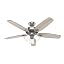 Brushed Nickel - Light Gray Oak
