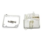 PE24 PE26 PE28 PE30 スケルトンフロートチャンバー キャブ油面調整 OH キャブセッティング レース キャブメンテナンス (クリアー)