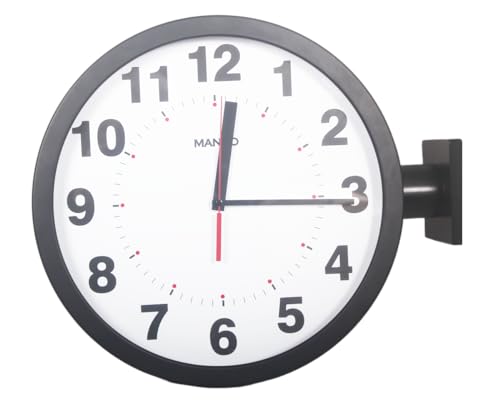 ʓdg|v ʎv manbo double face wall clock Ղ̒a37.9cm ubN ꗼʊ|v k v CeA