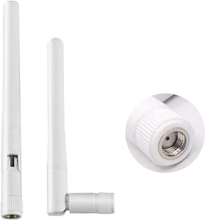 Dual Band WiFi 2.4GHz 5GHz 5.8GHz 3dBi MIMO RP-SMA Male Antenna for WiFi Router Signal Booster Repeater Wireless Network Card USB Adapter Security IP Camera Video Surveillance Monitor - 2Pack