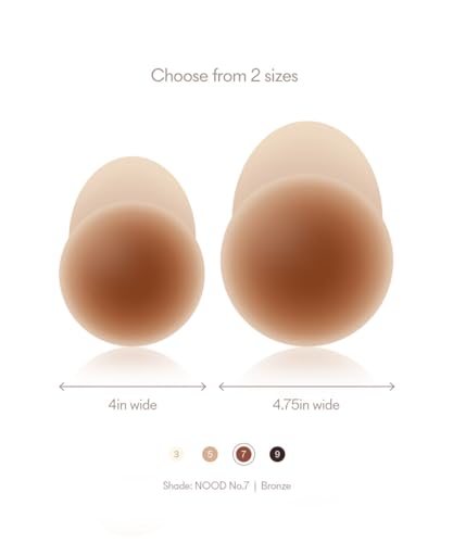 Image of NOOD No Show Extra Lift Nipple Covers | Reusable Adhesive Nipple Covers | Silicone Nipple Cover