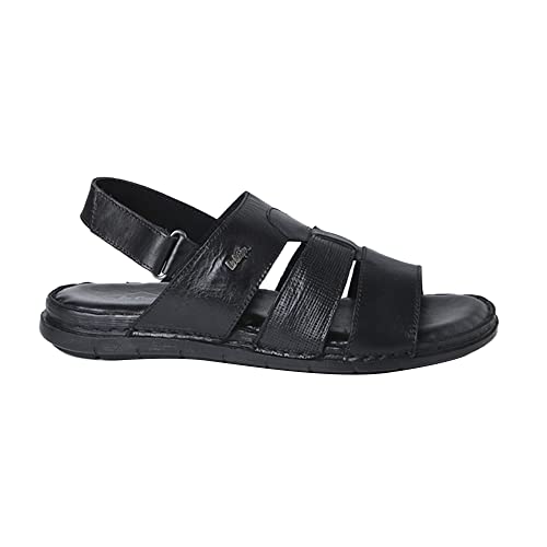 Image of Lee Cooper mens Leather Regular Velcro Mens Sandals Sandal