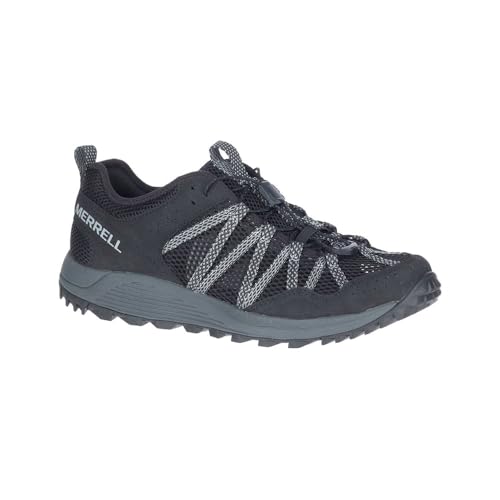 Merrell Merrell mens Wildwood Aerosport Water Shoe, Black, 9.5 US