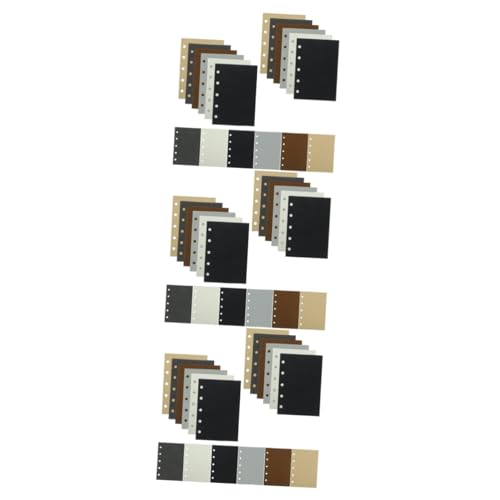 Recharge de feuilles mobiles Uonlytech pour planificateur A5 ou A6 900 pages blanches et lignées