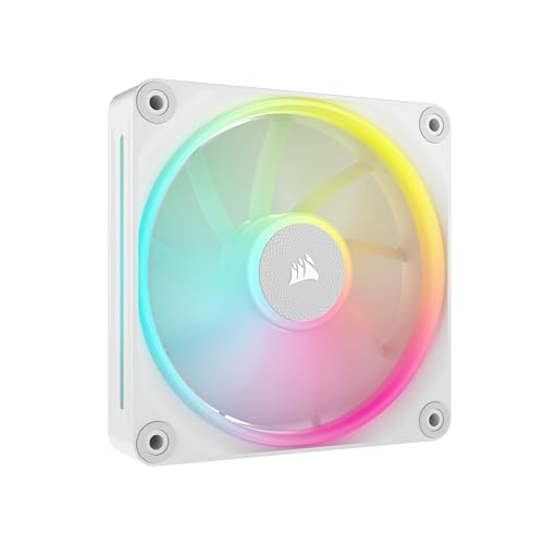 Corsair Icue Link Lx120 Rgb 120 Mm Pwm Ventola Confezione Singola – Doppio Anello Luminoso – Richiede Icue Link System Hub (Venduto Separatamente) – T