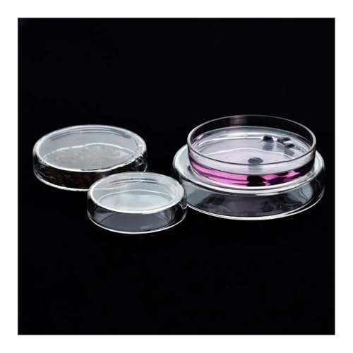 Boîtes de Petri en verre borosilicaté de 60 à 200 mm pour les fournitures de laboratoire