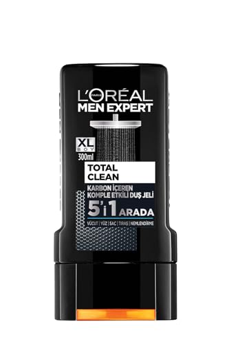Men Expert Total Clean 5'i 1 Arada Kömürlü Duş Jeli 300 ml