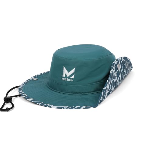 Image of MISSION Cooling Bucket Hat - Unisex Wide-Brim Hat for Men & Women - Lightweight, Foldable & Durable - Cools Up to 2 Hours