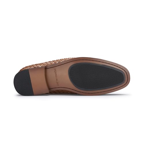 Image of Ferro Aldo Men's Dress Loafer Collection | Modern & Classic Slip-On Styles | Available in Suede, Woven, and Wholecut