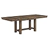 Signature Design by Ashley Moriville Farmhouse 36 x 30 Dining Extension Table Seats up to 8 Brown