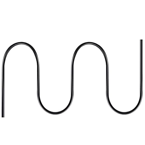 5 Feet Length High Temperature Silicone Vacuum Tubing Hose For Multiple Use (Black,1/8 Inch, 3 Mm) #TOP1