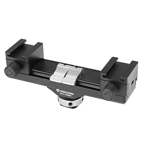 Soporte Vanguard Veo CSMM2 con zapata fría múltiple doble para accesorios de fotografía y vídeo
