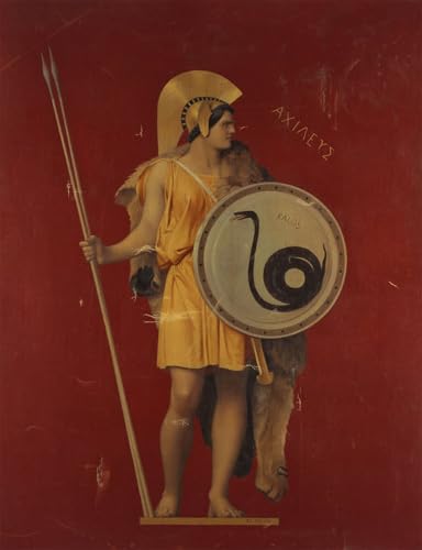 Pintura en lienzo premium La Ilíada de Jean Leon Gerome, decoración vintage de 60x90cm