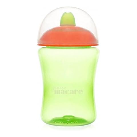 Junior Macare Non-Spill Cup 6 Months+ (Green & Orange) Cover