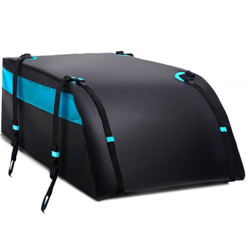 WTGCZDHY Vehículo Cofre De Techo para Dodge Viper RT 10 Viper GTS 1992-2003,Plegable Impermeable Incluye 6 Ganchos Puertatapete Antideslizante Equipaje Candado Auto Parts,A-Blue-21立方132*100 * 45