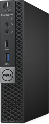 Image of Dell OptiPlex 7050 mini Desktop Computer PC with 24 inch FHD Monitor, Intel Core i5-7500, 16GB RAM, 512GB SSD, Wi-Fi, Bluetooth, Keyboard & Mouse, Windows 11 Pro (Renewed)