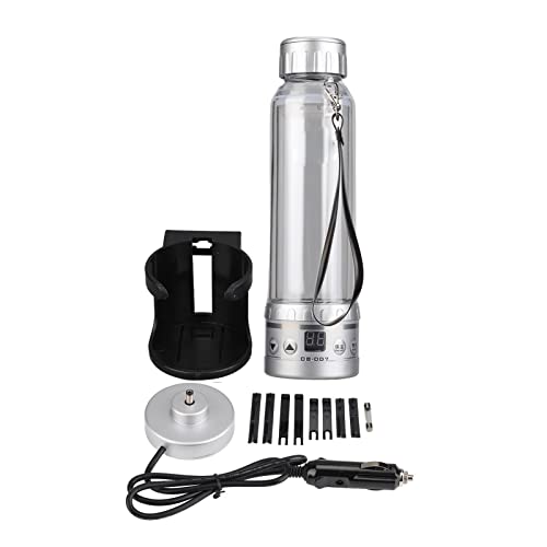 Tetera Eléctrica para Auto 280ml Transparente Portátil miniatura 1