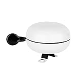 TIMBRE GRANDE DE BICI: La campanilla tiene un diámetro de aprox. 7,5 cm y una altura de 5 cm. También apto como timbre de bicicleta infantil para niñas o niños.