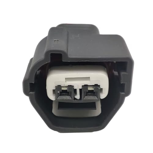 Conector de bobina de encendido de alta conductividad con clavija hembra de 2 pines automotriz 5