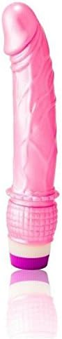 VIBRADOR ROSA REALISTICO SILICONA 23 CM