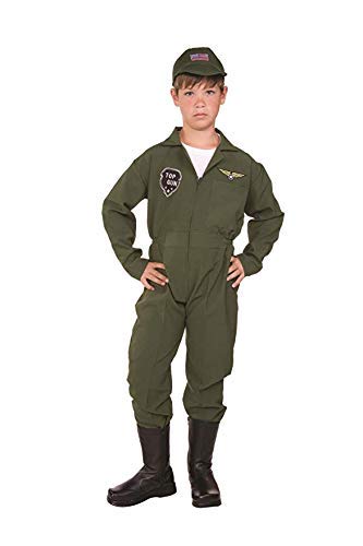 RG Costumes Top Gun Costume, Green, Medium