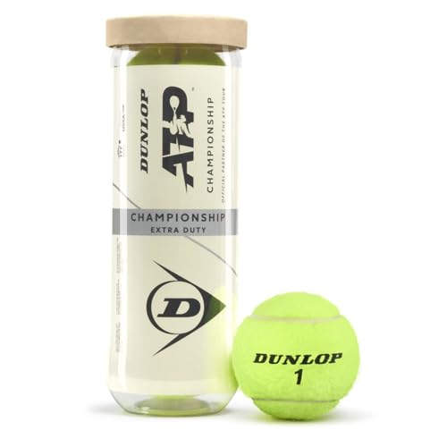 Image of Dunlop Sports ATP Championship Extra Duty Tennis Balls - Case of 24 cans (72 Balls)
