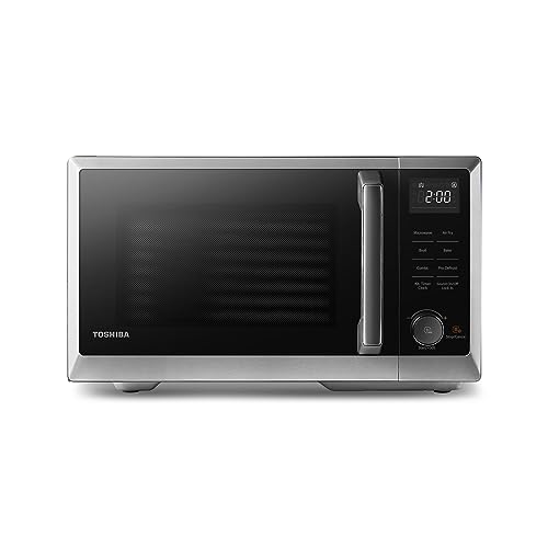 TOSHIBA Air Fry Auto Menu Combo 5-IN-1 26L Countertop Microwave Oven, Broil, Bake, Combi, 10 Power...