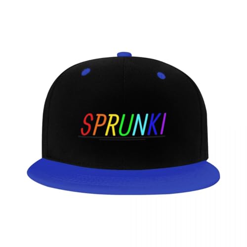Kids Sprunki Adjustable Snapback Hat for Boys Girls, Unisex Hip Hop Baseball Cap Flat Bill Hats Baseball Cap2